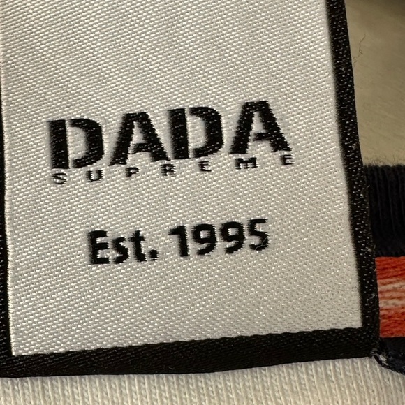 DADA SUPREME Basketball T-Shirt Raglan Long Sleeve Ring Neck Spell Out Medium - Picture 11 of 16